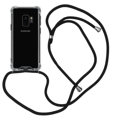 Afbeelding van iMoshion Hoesje Geschikt voor Samsung Galaxy S9 met koord Backcover Transparant