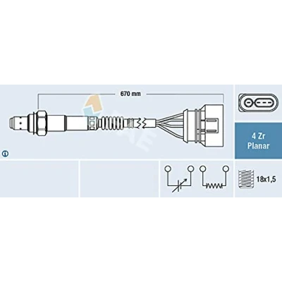 Afbeelding van Fae Lambda sonde 77302