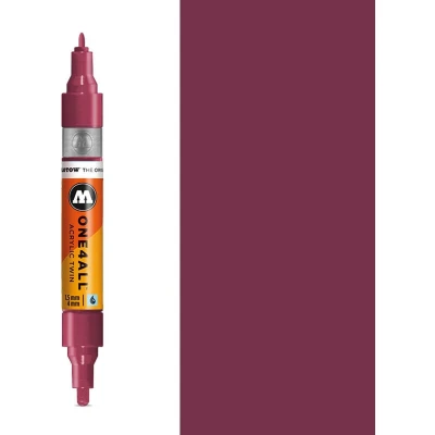 Afbeelding van Molotow ONE4ALL Paarsviolet Acrylic Twin 1,5 4 mm Marker