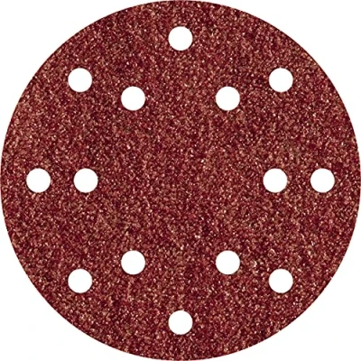 Afbeelding van Wolfcraft 1843000 Excenterschuurpapier Met klittenband, Geperforeerd Korrelgrootte 120 (Ø) 150 mm 5 stuk(s)
