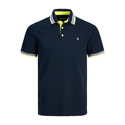 Afbeelding van Jack &amp; Jones Epaulos SS NOOS Poloshirt, Heren, Maat: XL, Dunkelblau