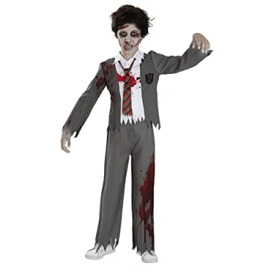 Afbeelding van FUNIDELIA Zombie Studentenkostuum voor jongens Maat: 135 152 cm