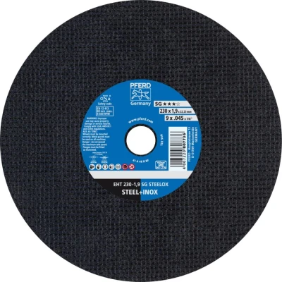 Afbeelding van PFERD SG STEELOX 61328430 Doorslijpschijf recht 230 mm 25 stuk(s) RVS, Staal