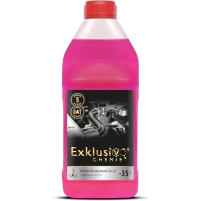 Afbeelding van NIEUW! Exklusiv Chemie® G12+ Radiator Antivries Autokoelvloeistof Gebruiksklaar 1000ml
