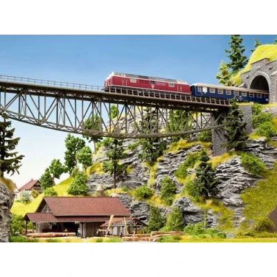 Afbeelding van NOCH 67027 H0 Visbuikbrug 1 spoor Universeel (l x b h) 360 75 128 mm