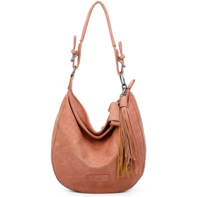 Afbeelding van Fritzi aus Preußen Schoudertas Jakx Lipstick01 Hobo Bag Brick Bruine