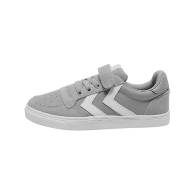 Afbeelding van Hummel Slimmer Stadil Sneakers laag voor kinderen, Maat: 26, Grey Veloursleer