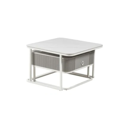 Afbeelding van Hoofdtafel Home ESPRIT Wit 70 x 45 cm