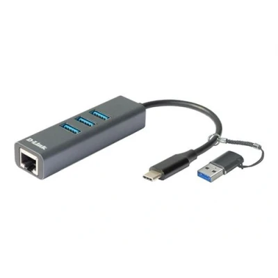 Image de D Link DUB 2332 Adaptateur réseau USB C / Thunderbolt 3 Gigabit Ethernet x 1