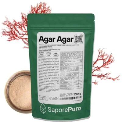 Afbeelding van Saporepuro Agar 100 gr plantaardig geleerpoeder