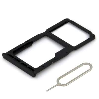 Afbeelding van MMOBIEL Sim Tray Kaart Houder Nano Slot voor Huawei P30 Lite (ZWART)