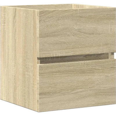 Afbeelding van Wastafelkast 41x38,5x45 cm spaanplaat sonoma eikenkleurig