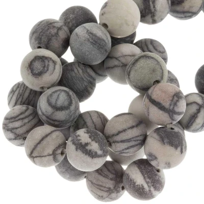 Afbeelding van Netstone Frosted Kralen (10 mm) 36 Stuks