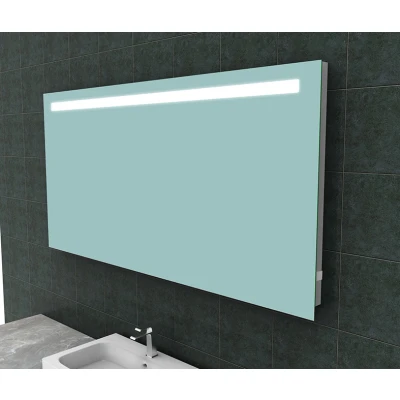 Afbeelding van Wiesbaden Tigris spiegel rechthoek met LED en stopcontact 160 x 80 cm
