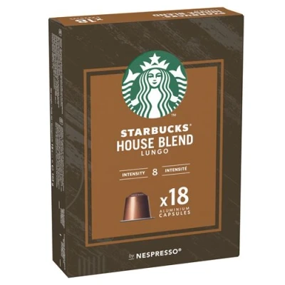 Afbeelding van 7 stuks Starbucks House Blend Lungo 18 cups 700 g