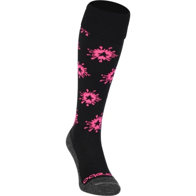 Afbeelding van Splash Hockeysokken Black Pink 505 28 30 Print