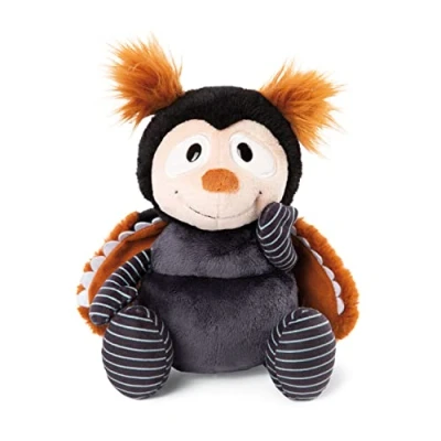 Afbeelding van NICI 48774 May lieveheersbeestje, zacht pluche, schattig pluche dier om te knuffelen en spelen, voor kinderen volwassenen, grijs, 20 cm
