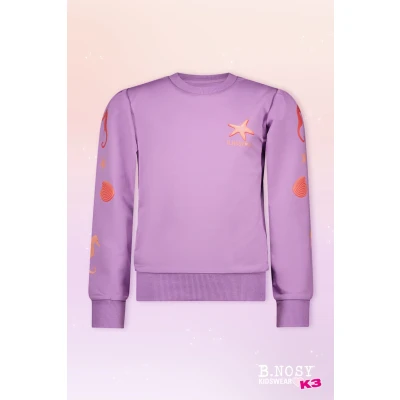 Afbeelding van Kinder K3 Scottie Sweater Paars African Violet Maat 110 B.Nosy