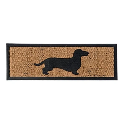 Afbeelding van Homescapes deurmat hond, rubber &amp; kokosvezel, 75cm x 25cm