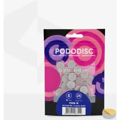 Afbeelding van Staleks Pro Wegwerpvijlen sponzen voor pedicureschijf Pododisc S (25 stuks)