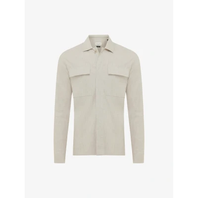 Afbeelding van Gentiluomo Treviso S2055 850 Overshirts Heren Ecru Maat L