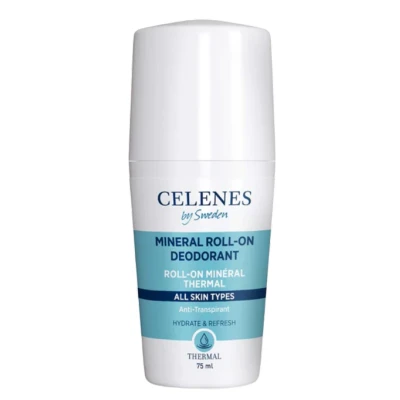 Afbeelding van Celenes by Sweden Thermal Whitening Minerale Roll On Deodorant 75ML