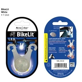 Afbeelding van Nite Ize BikeLit Fietslamp Wit