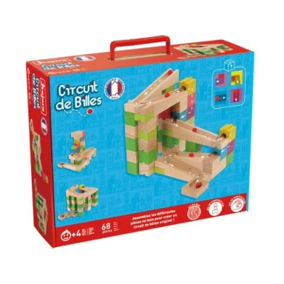 Afbeelding van Jeujura Marble Run 68 bouwspellen, meerkleurig (J8366)