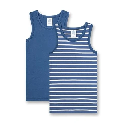 Afbeelding van Sanetta MINI 2 PACK Hemd voor kinderen, Maat: 116, Ink blue