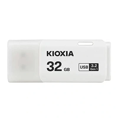 Afbeelding van Kioxia TransMemory U301 USB stick 32 GB Wit LU301W032GG4 3.2 Gen 1