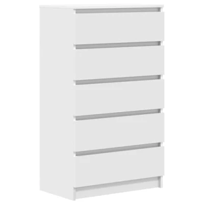 Afbeelding van vidaXL Commode, wit, 60 x 36 103 cm, bewerkt hout
