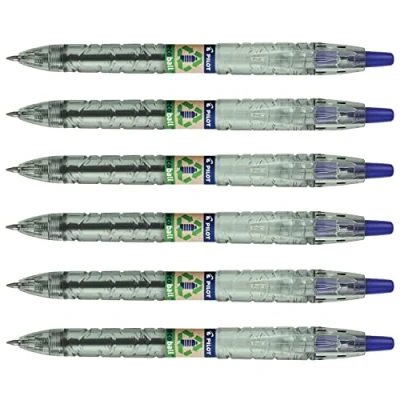 Afbeelding van Pilot Ecoball balpen B2P BeGreen medium, blauw