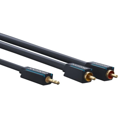 Afbeelding van 5 m Jack naar tulp kabel 3.5mm