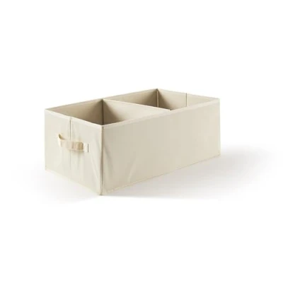 Afbeelding van Perfetto Piâ Easybox lade organizer, stof, ecru, 30,0 x 50,0 20,0 cm
