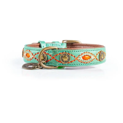 Afbeelding van Dwam Halsband Janis Multi Color Hondenhalsband 29 33x2.5 cm
