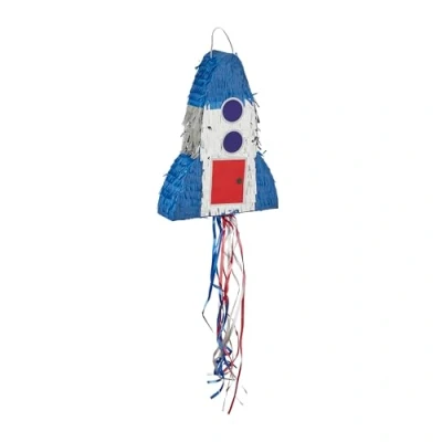 Afbeelding van Relaxdays pinata raket party piñata ruimte themafeest kinderverjaardag kinderen