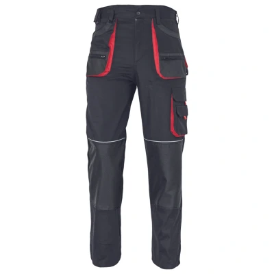 Afbeelding van Werkbroek / worker Carl zwart/rood maat 50
