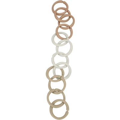 Afbeelding van Little dutch speelgoedringen beige 12st