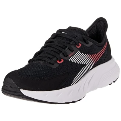 Afbeelding van Diadora Stap 3, uniseks hardloopschoen, Zwart Wit