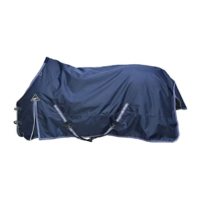 Afbeelding van QHP Outdoordeken Turnout Luxe 300grs maat 155/205 Navy
