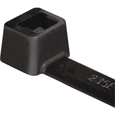 Afbeelding van HellermannTyton 111 02358 T18I PA66HS BK Kabelbinder 145 mm 2.50 Zwart Hittegestabiliseerd 100 stuk(s)