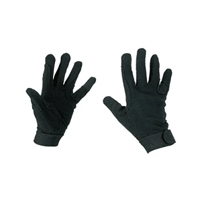 Afbeelding van Covalliero Rijhandschoen Katoen Jersey Zwart Xs