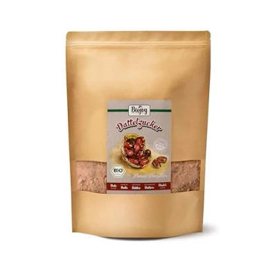 Image de Biojoy Sucre de datte BIO (2 kg), non raffiné, naturel &amp; sans additifs (Phoenix Dactylifera)