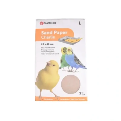Afbeelding van Flamingo Zandpapier 7 stuks Vogelbodembedekking 46x28 cm