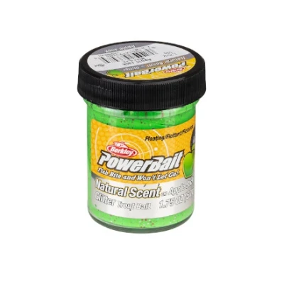 Afbeelding van Berkley PowerBait® Trout Bait Glitter 50g Apple Jack Powerbait