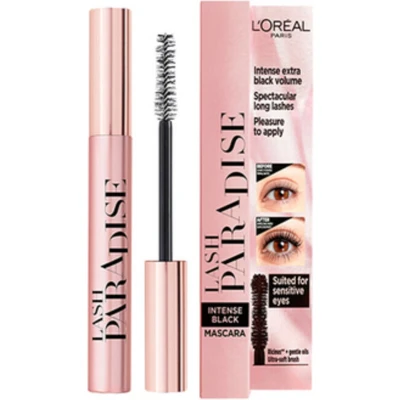 Afbeelding van 3x L&#039;Oréal Lash Paradise Mascara Intense Zwart 6,4 ml