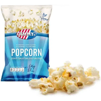 Afbeelding van Jimmy&#039;s Popcorn Zout Zak 12x40g