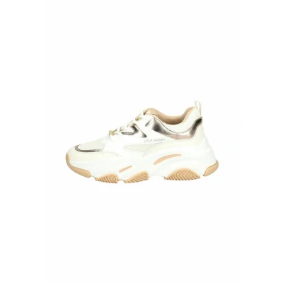Afbeelding van Steve Madden dames Progressive sneaker met metallic details in de kleur Roze, maat: 38