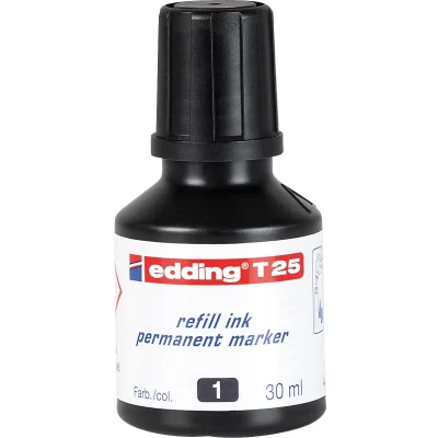 Afbeelding van Viltstiftinkt edding T25 zwart