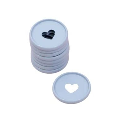 Afbeelding van Craftelier Metalen schijfringen voor het binden van scrapbooking planners, dagboeken, notitieboeken of albums 9 stuks 3,5 mm pastelblauw
